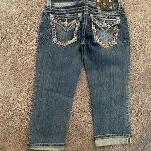 miss me cuffed capri